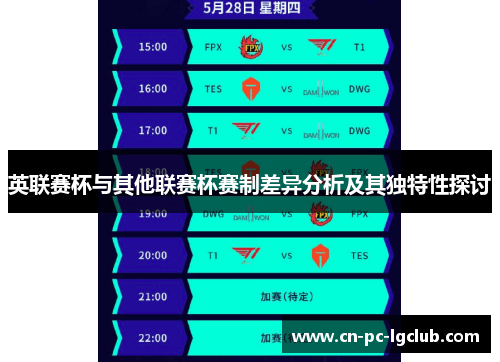 英联赛杯与其他联赛杯赛制差异分析及其独特性探讨